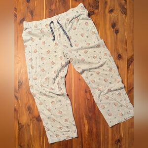 Life Is Good Gray & Pink Cozy Pajama Pants
